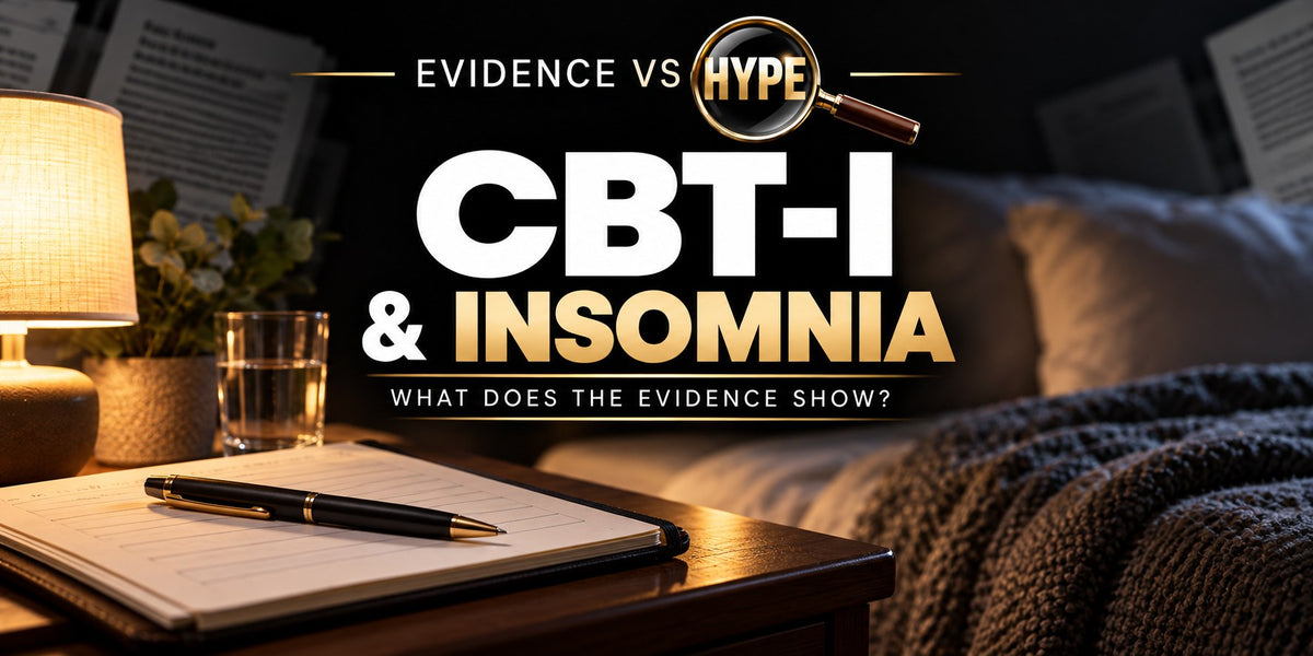 Evidence vs Hype CBT-I and insomnia investigation with sleep diary and bedroom